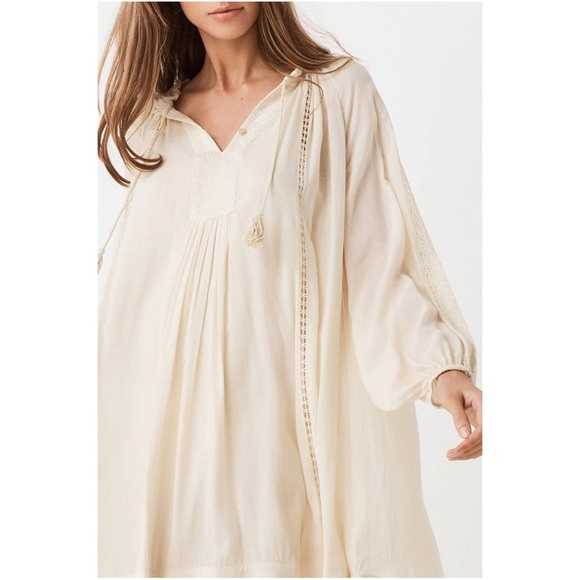 NEW Spell & Gypsy Collective Love Me Not Tunic Dress in Cream - Picture 3 of 15